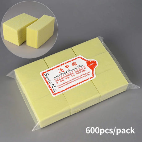 600-Pack Foil Nail Wraps 100/200/ Gel Polish Remover Soak Off