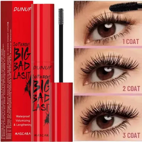 5D Waterproof Mascara Eyelashes Lengthening Long Lasting Silky Lash Black Eyelashes Extension Make Up Beauty Eye Korean Cosmetic