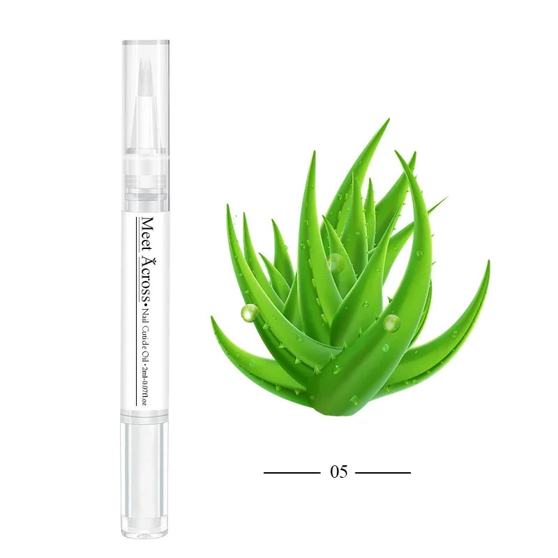 Nail Nutrition Oil Pen Nail Strengthener for Thin Nails And Growth 6 Smells Nail Treatment Cuticle Revitalizer Oil Manicure Nail