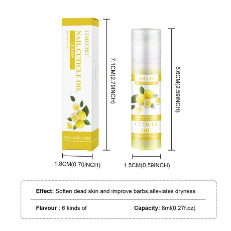 8ml Nail Nutrition Oil Pen 6 Smells Nail Treatment Cuticle Repair Oil Prevent Agnail Nail Polish Nourish Skin Remedy Manicure