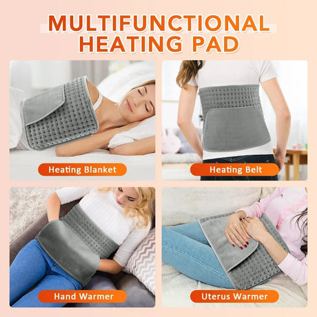 Electric Heating Waist Belt Warm Thermal Pad 10-gear Temperature Control Office Household Warm Artifact Hand Uterus Body Warmer