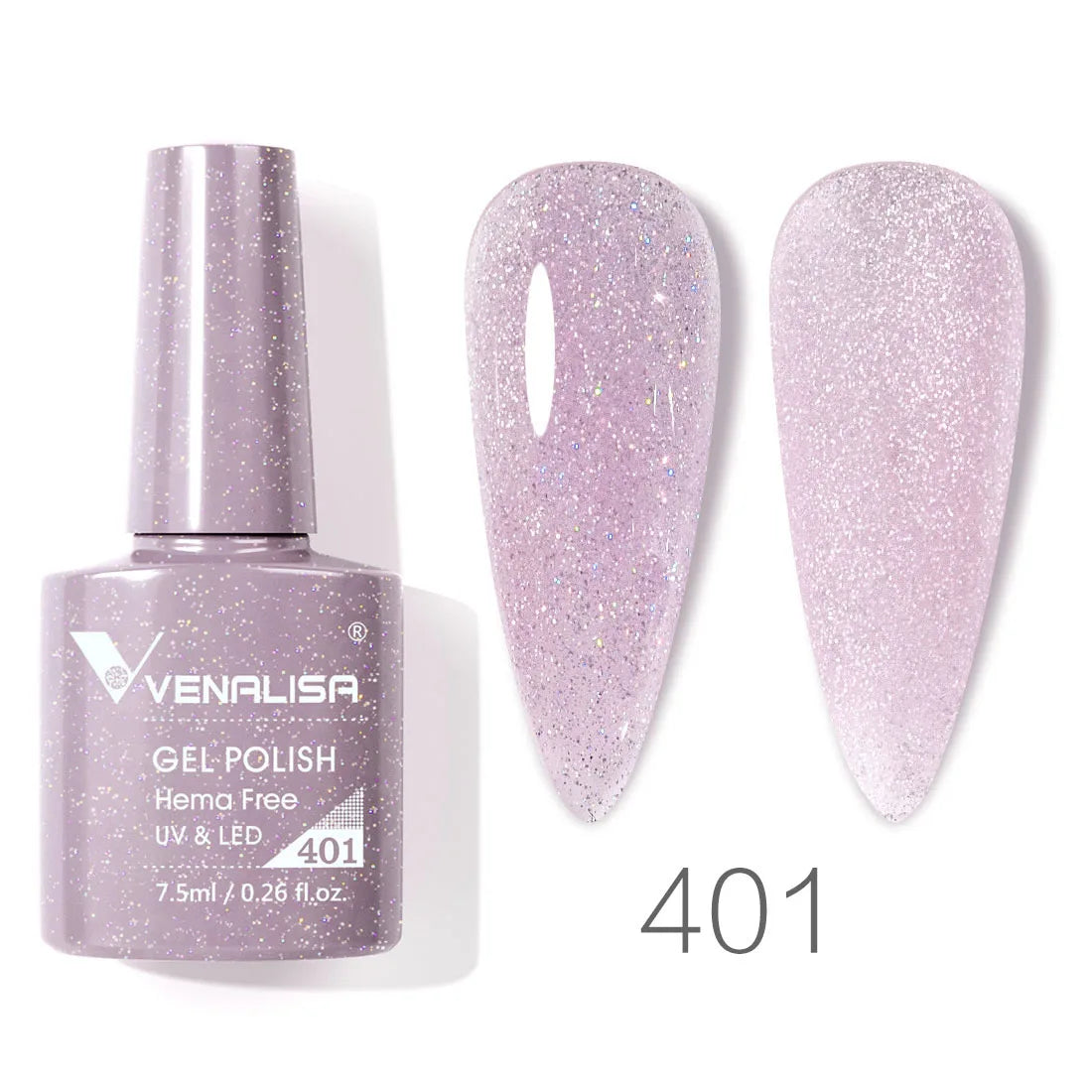 VIP5 Venalisa Nail Gel Polish Jelly Color HEMA/TPO FREE Nude Pink Semi Permanent Soak Off UVLED Gel Polish Sparkle Gel Varnish
