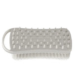 2 In 1 Silicone Shower Brush Scrubber Soft Scalp Massager Shampoo Brush Double-Sided Body Brush Foam Skin Clean Tool