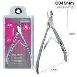 Stainless Steel Cuticle Trimmer Nail Nipper Cuticle Remover for Nail Products Toenails Dead Skin Professional Pedicure Tools