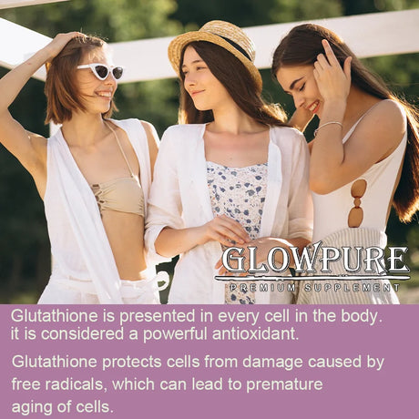 Skin Whitening & Anti-Aging Capsules - Glutathione Collagen Supplement with Antioxidant for Dull Skin