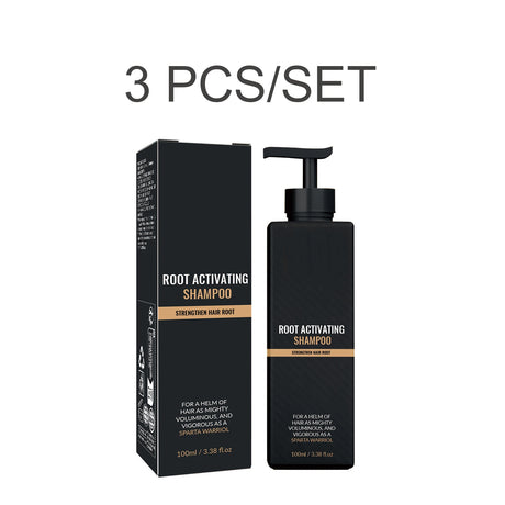 Men Shampoo Scalp Care Shampoo Deep Cleansing Ginger Licorice Volumizing Daily Hair Wash Improve Volume Thinning Hair 100ml