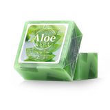100g B+Aloe Olive Oil Soap Herbal Glycerin Natural Soap Handmade Skin Deep Cleaning Whitening Solid Soap