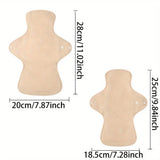2pcs Breathable Panty Liner Feminine Reusable Sanitary Pads Period Panties Leakproof Cotton Pad Washable Daily Pads 2 Sizes