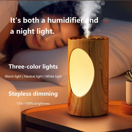 600ml Portable Aroma Diffuser With Colorful LED Lights Battery Rechargeable Wireless Air Humidifier For Bedroom Office