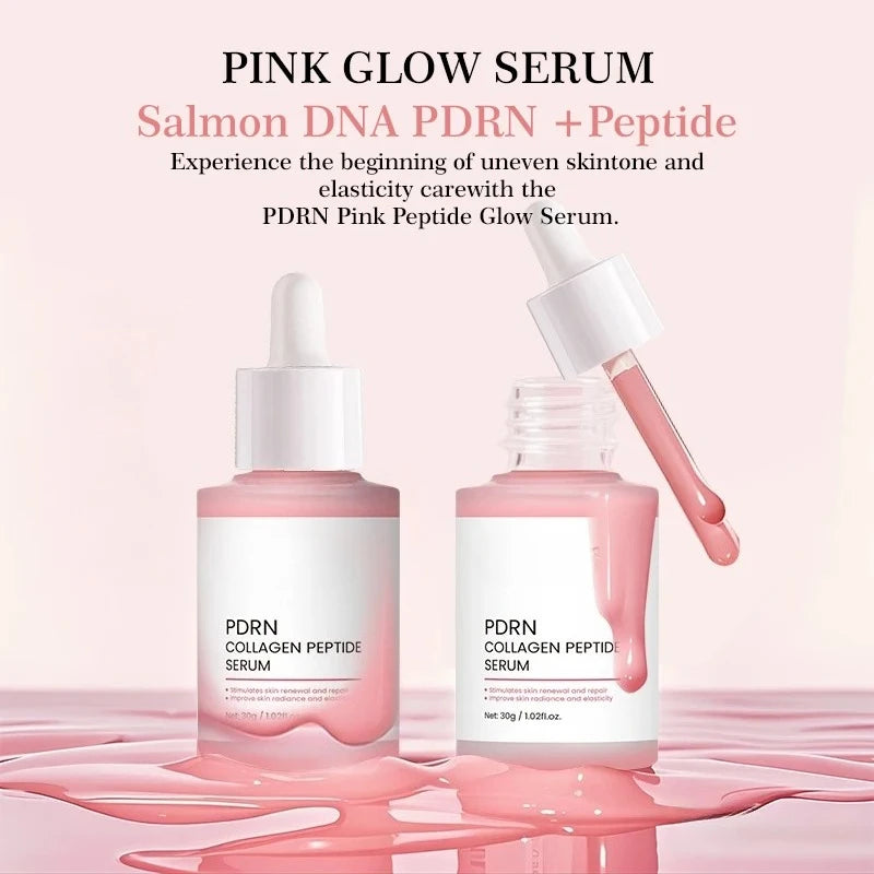 Collagen Peptide Facial Serum Targets Dull Skin Boosts Skin Elasticity Stimulates Skin Renewal Repair Salmon PDRN KOREAN Product