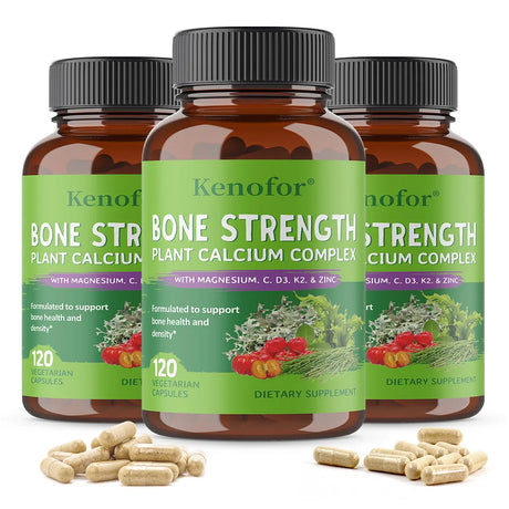 Calcium and Magnesium Supplements - for Bone Health, Nerve and Muscle Regulation, Improved Sleep, and Blood Pressure Regulation