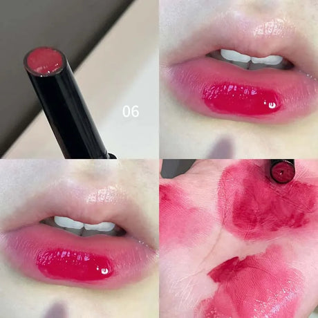 Mirror Jelly Lipstick Lasting Moisturising 6 Colors Water-light Lip Gloss Waterproof Pink Lip Tint Korean Makeup Women Cosmetics