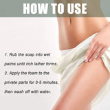 Female Wash Soap Yoni Bar Soap for Women Ph Balance Strawberry Remove Odor Deep Cleaning Moisturizing Private Parts Products