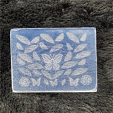 1pc Butterfly Sweater Snowflake 3D Acrylic Mold  Photo Frame  Silicone  Nail Art   Nails DIY  Nail Art Templates Nails  Mold