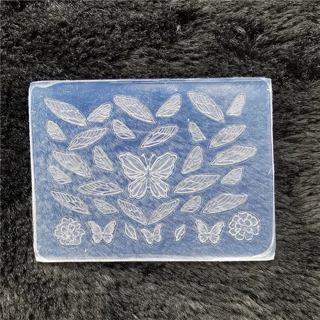 1pc Butterfly Sweater Snowflake 3D Acrylic Mold  Photo Frame  Silicone  Nail Art   Nails DIY  Nail Art Templates Nails  Mold
