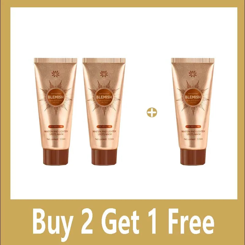 Whiten and Lighten Spots Mask Spots Peel-Off Facial Mask Anti-Blemish Freckle Brightening Mask Deeply Clean Pore Tightening Mois