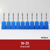 Diamond Ceramic Nail Drill Bits Milling Cutter For Manicure Left Right Rotary Cuticle Files Buffer DIY Nails Accessories Tools