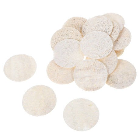 18Pcs Natural Loofah Sponge Exfoliating Face Scrubber Body Wash Pads Bath Brush Sponges Facial Cleanser Skincare Tools Body