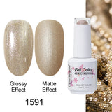 Clou Beaute Gel Nail Polish Neon Brown Royal Blue Red Green Pastal Nude Nail Art Varnishes Gel Lacquer Top Coat UV Gel Nail