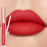 12 Colors Matte Velvet Sexy Lip Gloss Waterproof Long-Lasting Non-stick Cup Lip Glaze Nude Liquid Lipstick Lips Makeup Cosmetics
