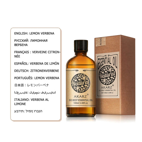 AKARZ Orris Essential Oil Natural Aromatherapy Relax Mood Relieve Cough Tighten Skin Perfume Material Orris Oil