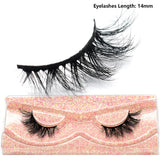 Half Lashes Short Mink Eyelashes Fluffy Soft False Eyelashes Wispy Cross Strip Eye Lashes Natural Mink Eyelash Extension Makeup