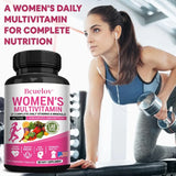 Women's Daily Multivitamin, with 21 Complete Daily Vitamins and Minerals for Women, Efficient Formula-Metabolism and Immune Support,120 Capsules