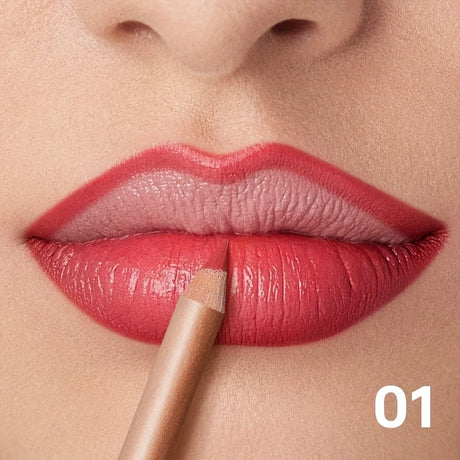 Nude Matte Lip Liner, Waterproof Long Lasting High Pigment Lip Pencil, Smooth Precise Lip Makeup Gift for Women