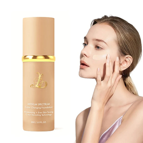 Four-In-One Color-Changing Liquid Foundation,With Spf50+