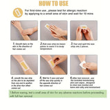 10pcs Honey Scented Facial Hair Removal Wax Strips.for Brows,Lips,Cheeks,Fingers,Hypoallergenic Gentle Formula,Personal Care