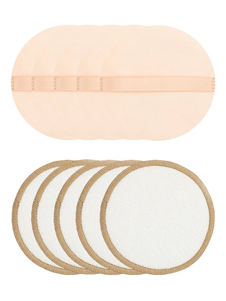10Pcs Makeup Remover Pads Can Be Soaked in Water and Can Be Removed with Facial Makeup It Can Also Be Used with Makeup Remover.