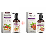 Shampoo And Conditioner Sets Batana Oil For Hair Deep Moisturizing Repair Damaged Hair Treatment Anti Hair Loss Cleansing Care