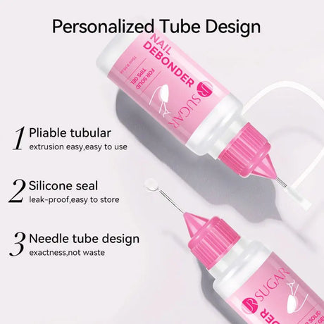 Nail Solid Gel Glue Remover & Debonder Fast Dissolve Liquid for Fake Tips Press On Nails, False Nails | Quick Manicure Tool