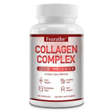 Multi-Type Collagen Complex Capsules, Natural Collagen Peptides Supplement, Support Skin Radiance, Hair, Nail & Joint Health