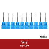 Diamond Ceramic Nail Drill Bits Milling Cutter For Manicure Left Right Rotary Cuticle Files Buffer DIY Nails Accessories Tools
