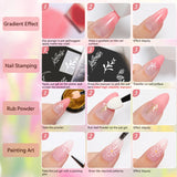 UR SUGAR 9 Colors Gradient Painting Gel Nail Art Gradient Color DIY Design Gel 4 In 1 Used For Gradient Nail Stamping Pattern