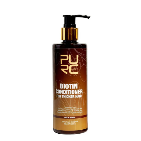 PURC Biotin Hair Shampoo Conditioner for Men Women Scalp Cleaning Hair Root Nourish Oil Smoothing Hair Mask Care Products Set