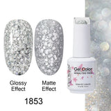 Clou Beaute Gel Nail Polish Neon Brown Royal Blue Red Green Pastal Nude Nail Art Varnishes Gel Lacquer Top Coat UV Gel Nail