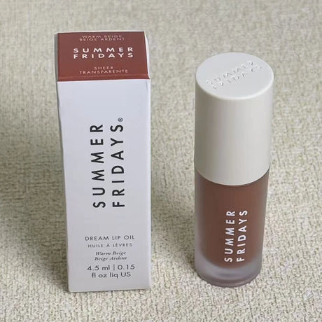 Summer Friday's Lip Balm Moisturizing Mirror Lip Gloss Lip Vanilla Pink Sugar Coffee Cake Smell Lipstick Transparent Makeup Oil
