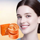80Pcs Vitamin C Collagen Moisturizing Eye Mask, Moisturizing, Brightening, Makes Your Eyes More Beautiful, Vitamin C Eye Mask, Collagen Eye Mask - Eye Care.