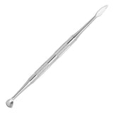 Nail Circle Beveled Head Stainless Steel Cuticle Pusher Nail Art Sanding Tablet Manicure Sticks Tool for Salon Nails Accessories