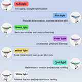 7 Color EMS Neck Beauty Device Face Lifting Massager Double Chin Remover Anti Wrinkle LED Photon Skin Tightening Facial Massager