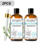 EUQEE 3.38FI.Oz. Aromatherapy Essential Oil For Reed Diffuser Humidifier-100ml Vanilla Lavender Cinnamon Lemon Essential Oils