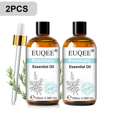 EUQEE 3.38FI.Oz. Aromatherapy Essential Oil For Reed Diffuser Humidifier-100ml Vanilla Lavender Cinnamon Lemon Essential Oils