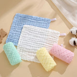 Soft Muslin Baby Washcloths - Gentle Newborn Face Towel for Sensitive Skin, Ideal for Baby Registry & Shower Essentials