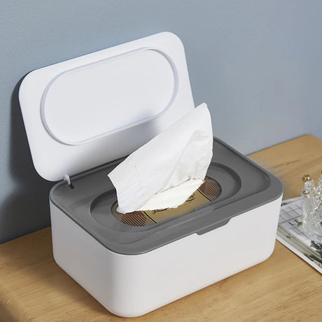 Wipes Dispenser Dustproof Tissues Wipes Case with Lids Multifunctional Baby Wipe Holder Large Capacity Sealing Container Case