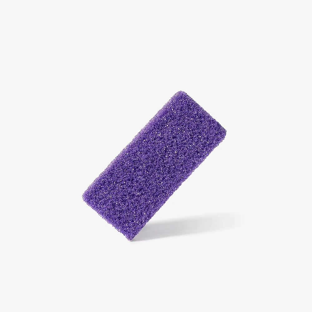 100Pcs Purple Foot Pumice Stone For Feet Foot Scrubber Sponge Callus Remover Dead Skin Pedicure Nail Supplies Art Salon Home Use