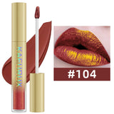 14 Colors Bold Intense Glitter Metallic Lip Gloss Pearlescent Lip Tint,Long Lasting Liquid Lipstick Makeup Gifts for Women Red