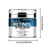 Retinol Collagen Face Cream Moisturiser Facial Anti Aging Whitening Skin Care Repair Fade Fine Lines Whitening Skin Shrink Pore
