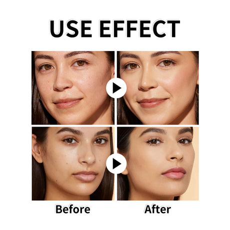 Sunscreen Liquid Foundation Waterproof Sweatproof Concealer Skin